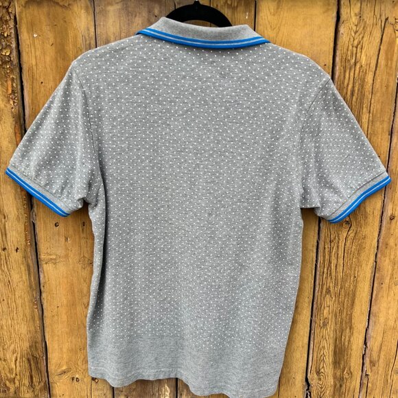 Fred Perry Polo Shirt Men M Gray Slim Fit Tennis Casual Very good condition - Picture 2 of 5